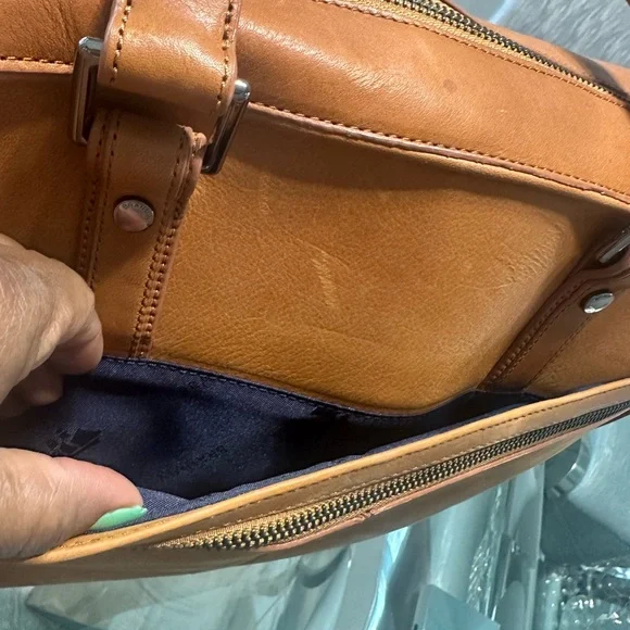 Brahmin Unisex Genuine Leather Briefcase NWOT